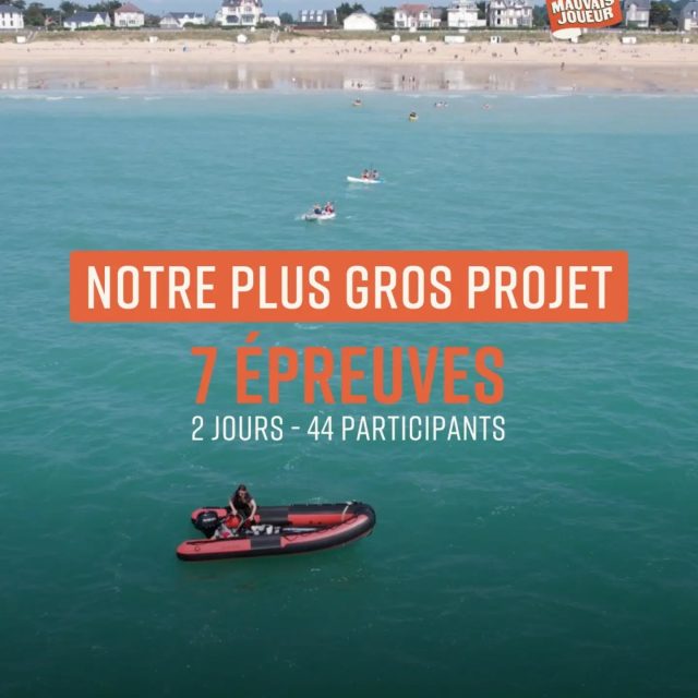 🔥Notre plus gros projet !
7 épreuves, 2 jours, 44 participants

La Boum, Normandie, 23 et 24 Mai 2026.

📄 Partagez nous votre projet maintenant : lien en bio !

📸 @arthur__cdn
📸 @spottedby_lopi

🫂 44 participants
5 équipes 🔴🟡🔵🟢🟣

🏹 Epreuve de tir à l'arc animée par une championne de France ! 🏅

💪 Casse tête, cohésion, sport, course et canoé

🍽 9 bouchées doivent êtres identifiées à l'aveugle puis ensuite au visuel

@juliette_rnd
@charlotte_renaud

😶‍🌫️ 2 membres de chaque équipe cachés 
🚲 Chaque équipe doit les retrouver à vélo !

🚨 Quiz personnalisé avec un panel de 100 personnes interrogées

🎸 @nicko_maill
🎻 @thibaultbret
🥁 @leos_drums

📄 Partagez nous votre projet maintenant : https://mauvaisjoueur.net/votre-demande/